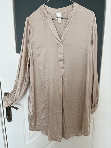 H&M HM Saten Elbise / Tunik