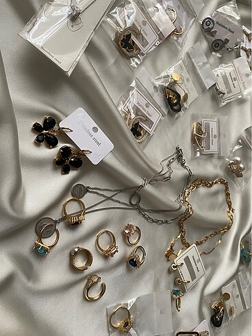 swarovski Swarovski Pandora Tüm Çelik ve zirkon taşlı takılar 3 adet seç 3
