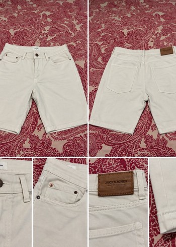 Diğer Jack Jones Beyaz Denim Sort