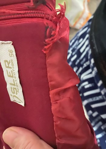 Kırmızı Nakışlı etek - Görsel 2