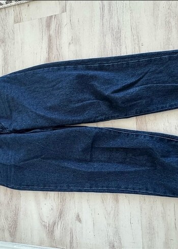 LC Waikiki Erkek Koyu Mavi Düğmeli Kot Pantolon - Görsel 3