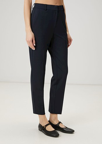 Beymen Muadili Lacivert Cigarette Beli Lastikli Ofis Pantolon - Görsel 3