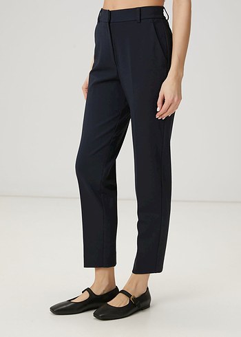 Beymen Muadili Lacivert Cigarette Beli Lastikli Ofis Pantolon - Görsel 2