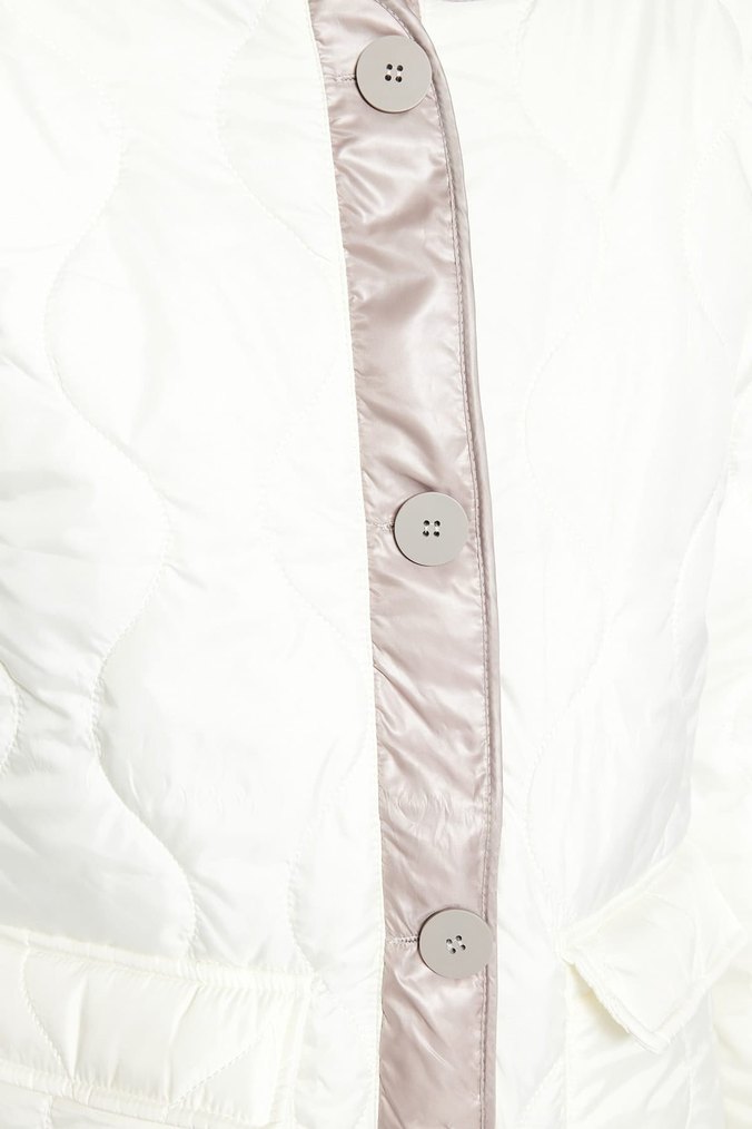 Beyaz oversize mevsimlik mont - Görsel 5