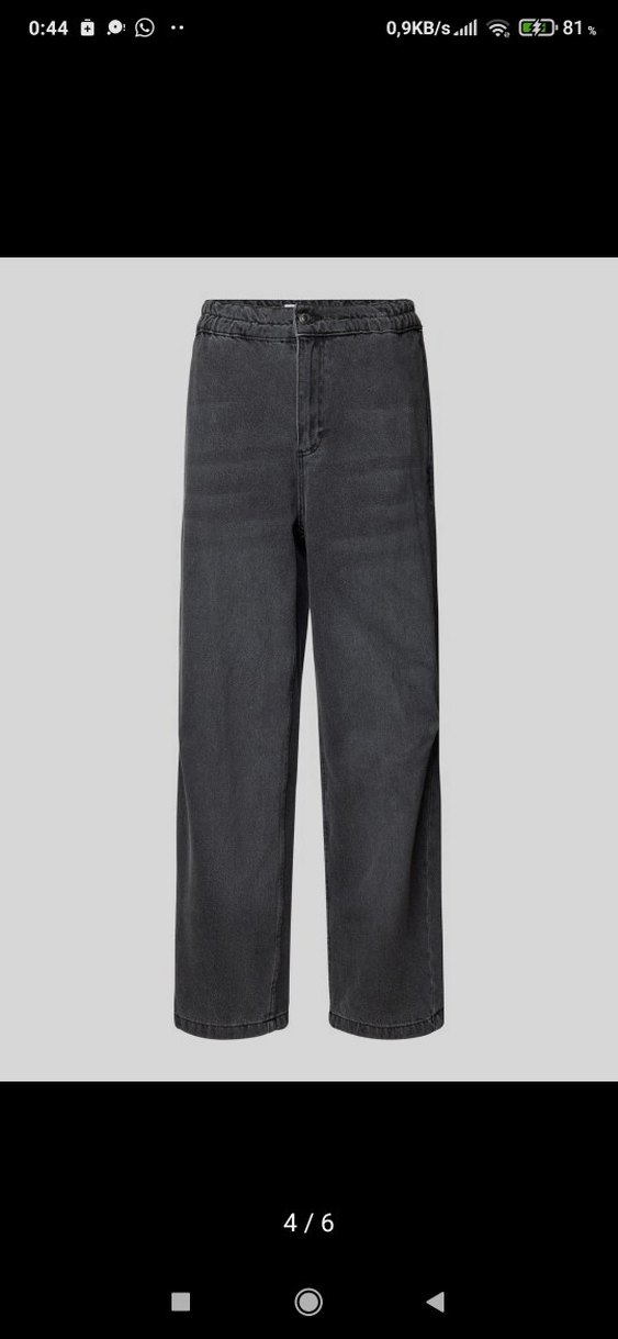 Jake*s Studio Jean Büyük Beden Yurtdışı İthal Siyah Gri Antrasit - Görsel 4