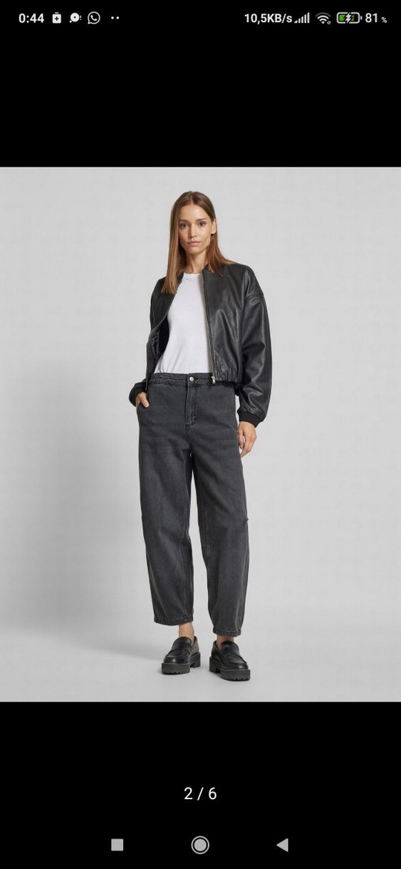 Jake*s Studio Jean Büyük Beden Yurtdışı İthal Siyah Gri Antrasit - Görsel 2