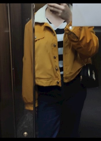 Btm Mağaza  ici yünlü ceket mont - Görsel 2