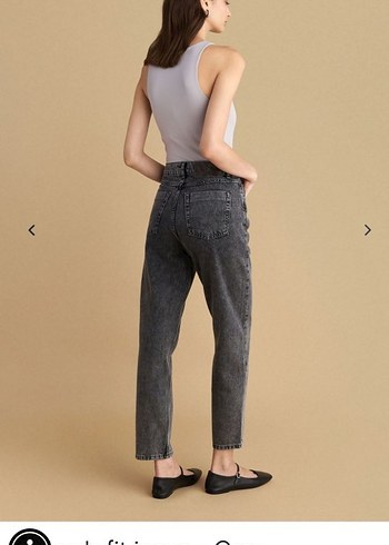 Attrattivo Yurtdışı Mom Fit Jeans İthal - Görsel 6