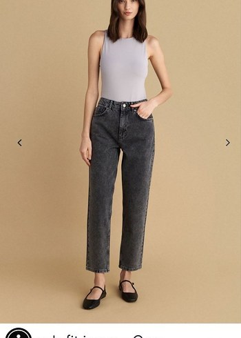 Attrattivo Yurtdışı Mom Fit Jeans İthal - Görsel 5