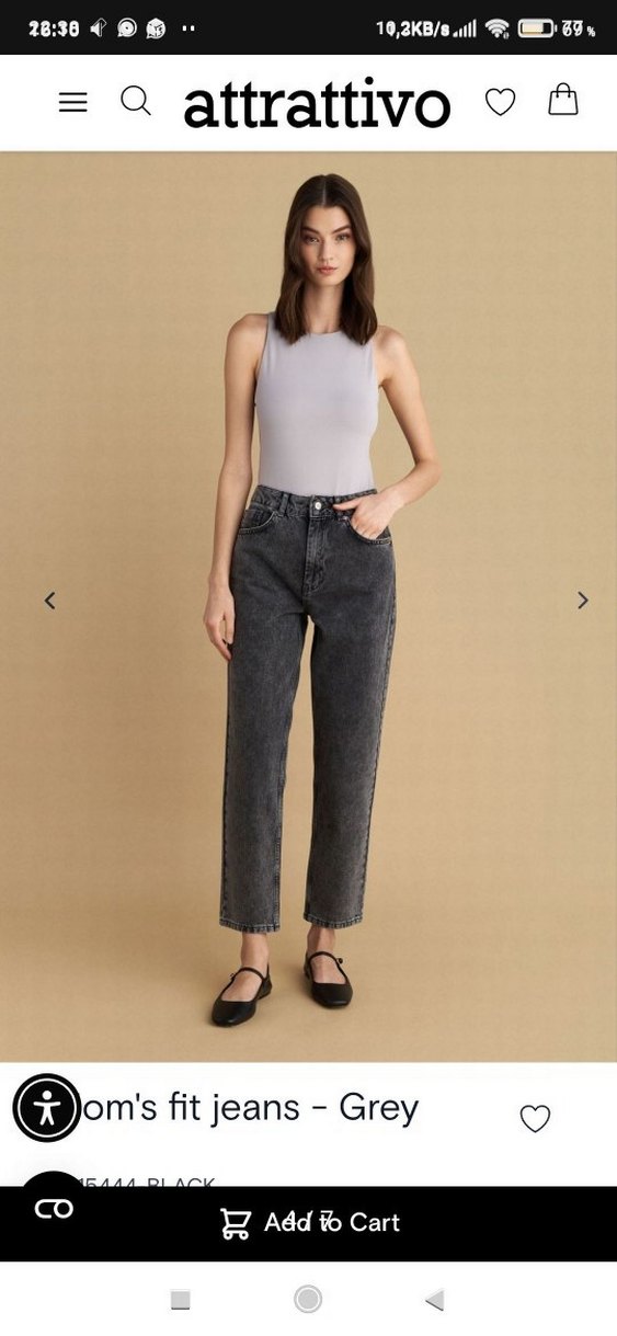 Attrattivo Yurtdışı Mom Fit Jeans İthal - Görsel 5