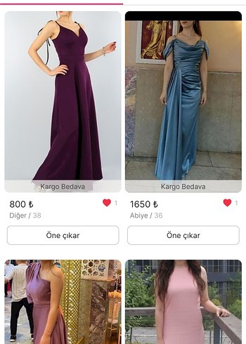 Günlük Mini Uzun Abiye Gece Elbise - Görsel 2