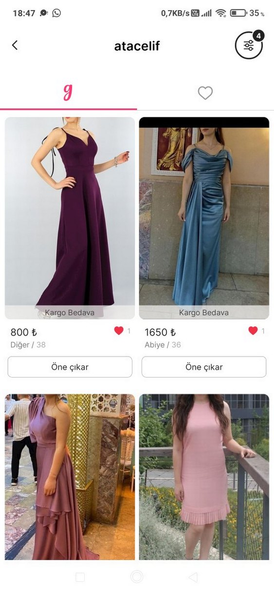 Günlük Mini Uzun Abiye Gece Elbise - Görsel 2