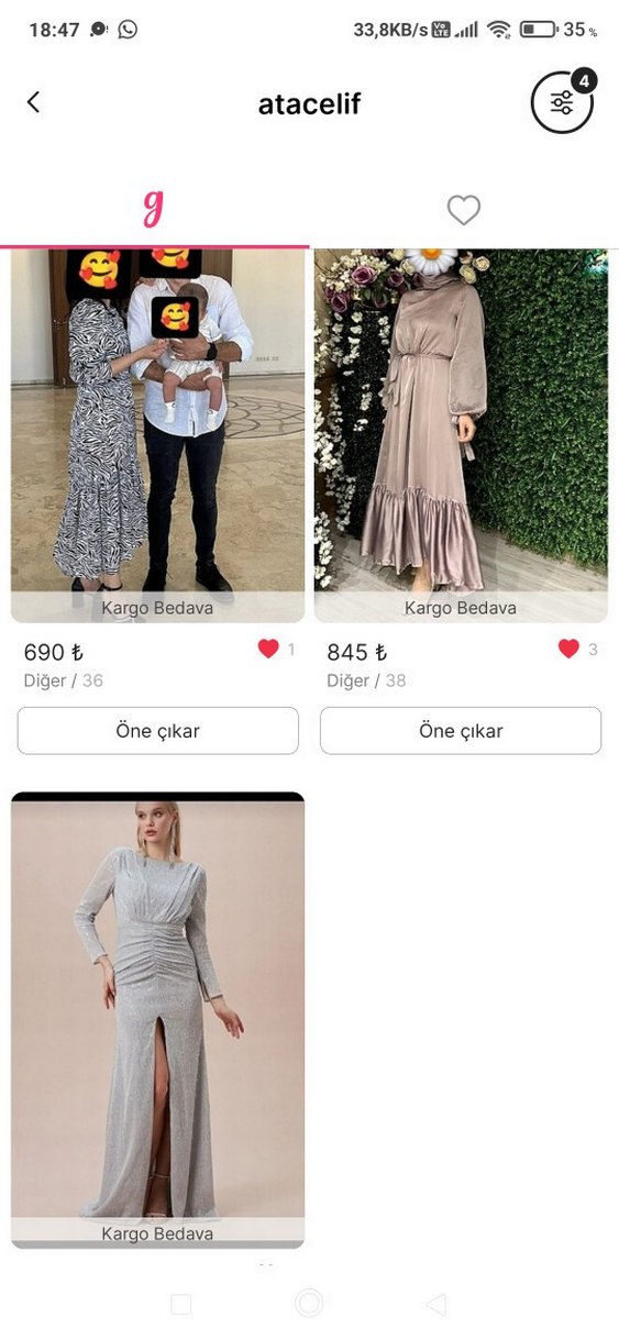 Günlük Mini Uzun Abiye Gece Elbise - Görsel 3