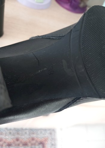 Derimod Siyah Deri Topuklu Bot - Görsel 10