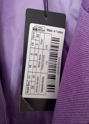 Trendyol Lila Mor Blazer Ceket - Görsel 7