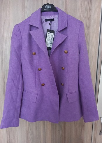 Trendyol Lila Mor Blazer Ceket - Görsel 5