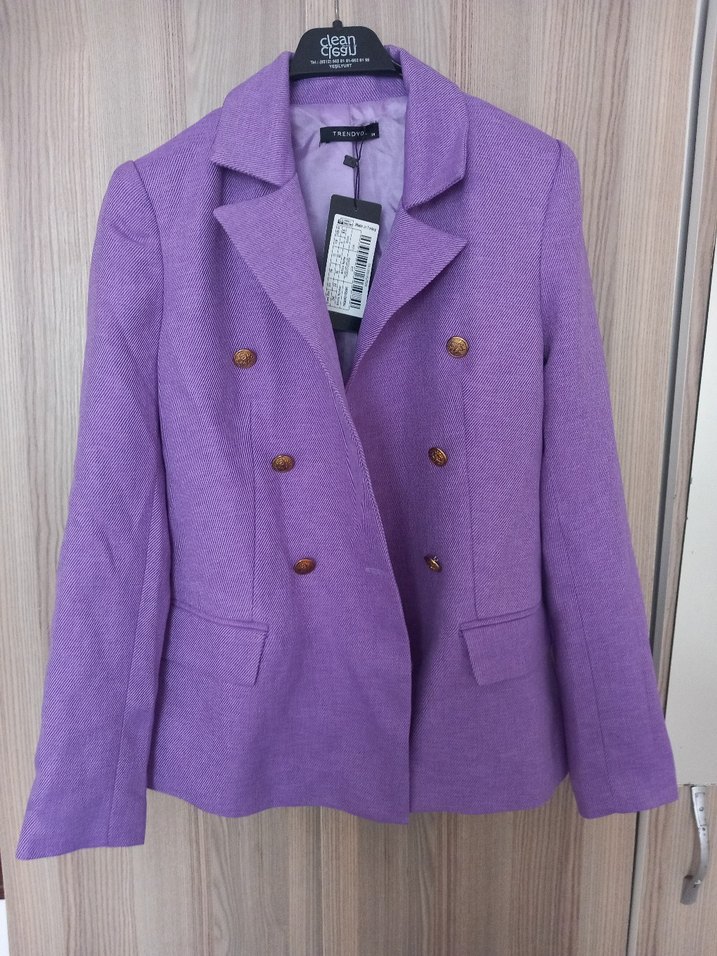 Trendyol Lila Mor Blazer Ceket - Görsel 5