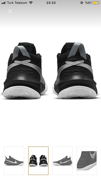 Nike Siyah spor ayakkabı