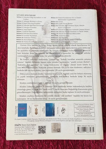 Kemal Gözler Hukuka Giriş Kitabı