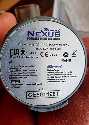  Beden Renk NEXUS Direct Nebulizatör