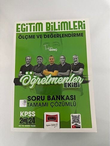 Eğitim bilimleri KPSS ölçme ve değerlendirme soru bankası