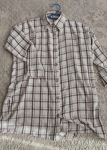 xl Beden Düğmeli, Salaş Kesim, Uzun Kollu Kadın Gömlek