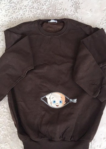 Kahverengi hamile sweat