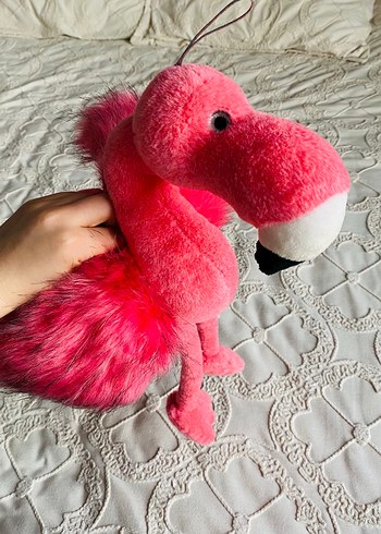Pembe Renkli Peluş Flamingo Oyuncak - Görsel 3