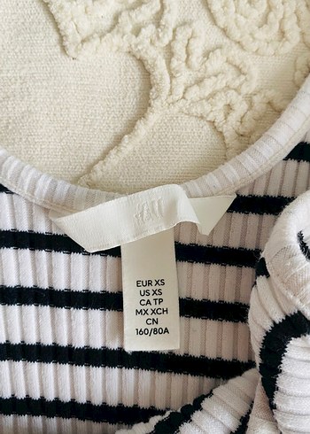 Çizgili Beyaz Uzun Kadın Elbise - Görsel 2