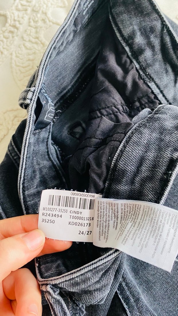 Lacivert Normal Boy Kadın Denim Jean - Görsel 4