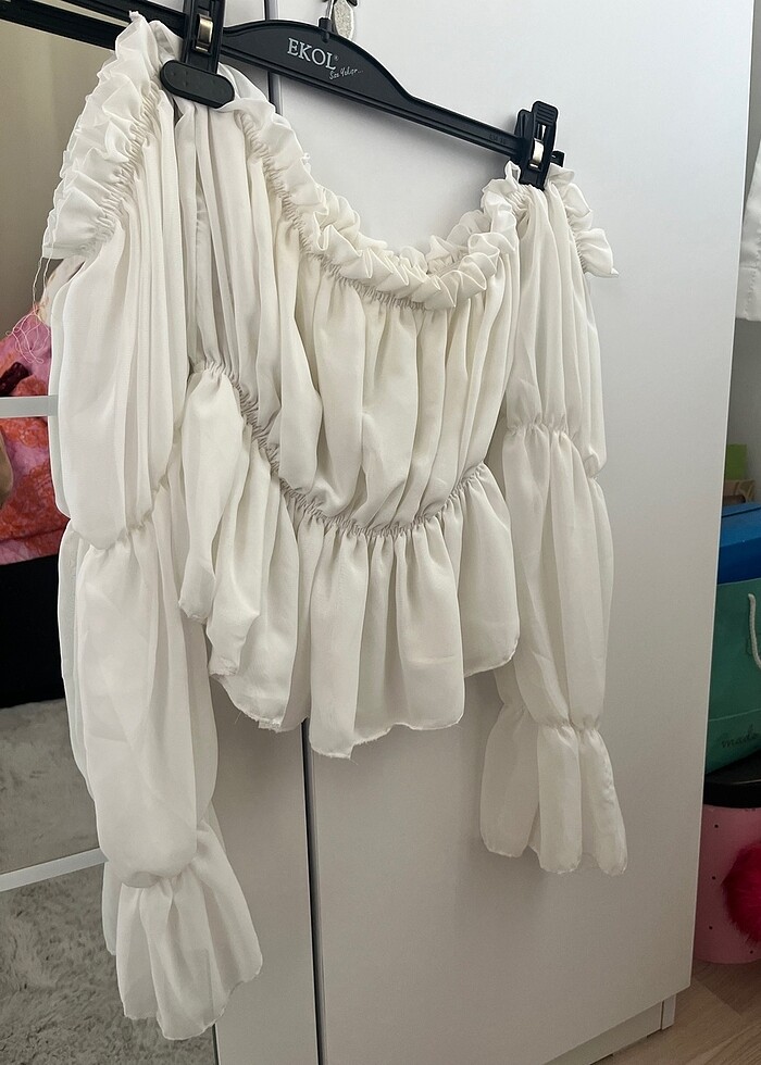 Kolları açık bluz - Görsel 2