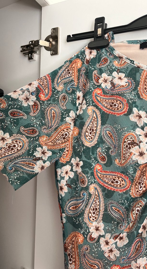 BohemTarz Pastel Renkli vücuda tam oturuyor çok kibar bir elbise - Görsel 2