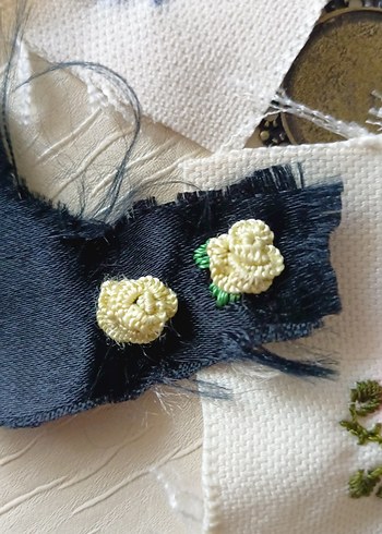 Nakışlı  vintage  Kolye - Görsel 3