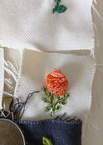 Nakışlı  vintage  Kolye - Görsel 16