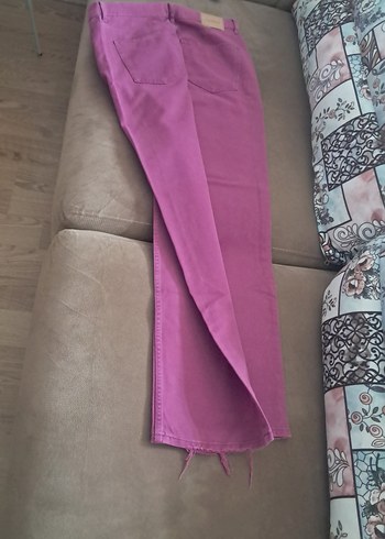 Bershka fuşya Midi Kadın Kot Pantolon