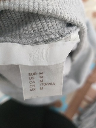 h&m gri sweat