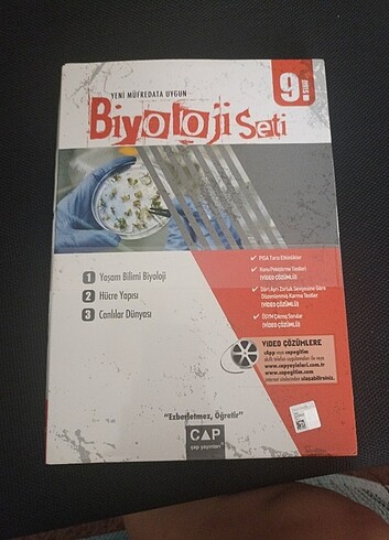 9. Sınıf çap biyoloji seti