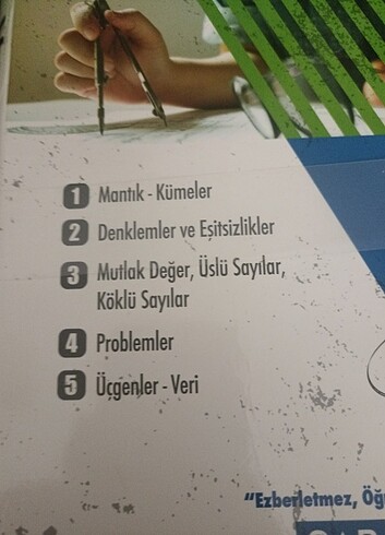  9. Sınıf matematik seti çap 