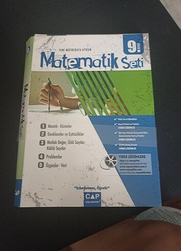 9. Sınıf matematik seti çap 