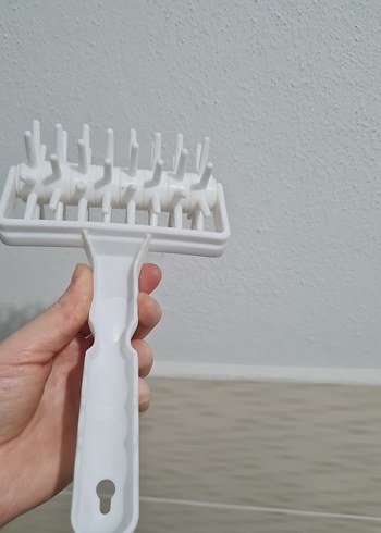 Pizza Hamur Delici, Pasta, Biskuvi Şekillendirici Rulo Beyaz - Görsel 4