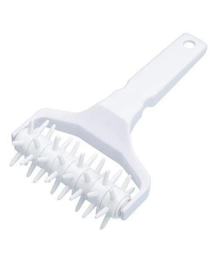 Pizza Hamur Delici, Pasta, Biskuvi Şekillendirici Rulo Beyaz - Görsel 2