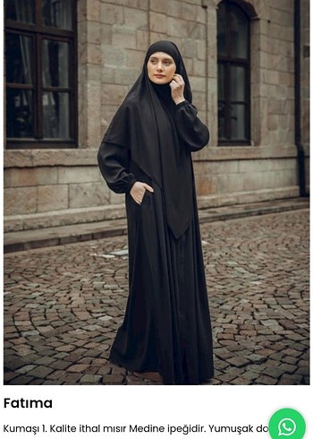Diğer Hudanurkurt vakarcollection Fatıma model robali ferace