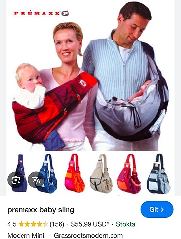 Bebek taşıma Çantası