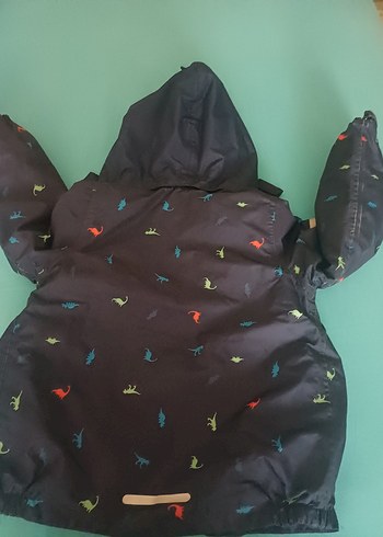 Erkek Çocuk Kahverengi Fermuarlı Yağmurluk - Görsel 5