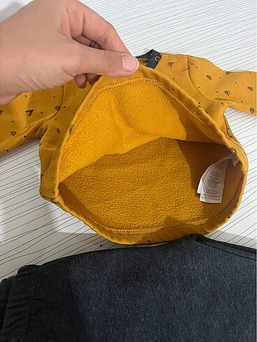 6 Ay Beden gri Renk Lc Waikiki erkek bebek ikili takım