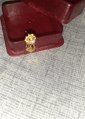 14 ayar altın geçirmeli piercing - Görsel 4