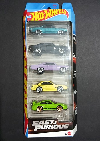Hot Wheels Hızlı ve Öfkeli 5'li Oyuncak Araba Seti