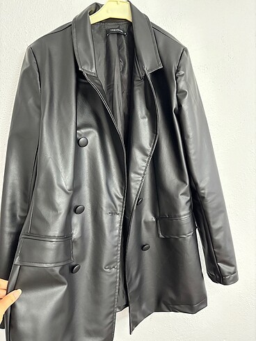 Trendyol & Milla trendyolmilla suni deri astarlı blazer ceket