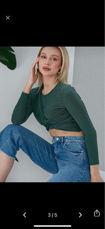 s Beden Superb sisters önü düğümlü crop tişört