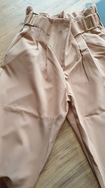 Krem renk 4 pile Pantalon